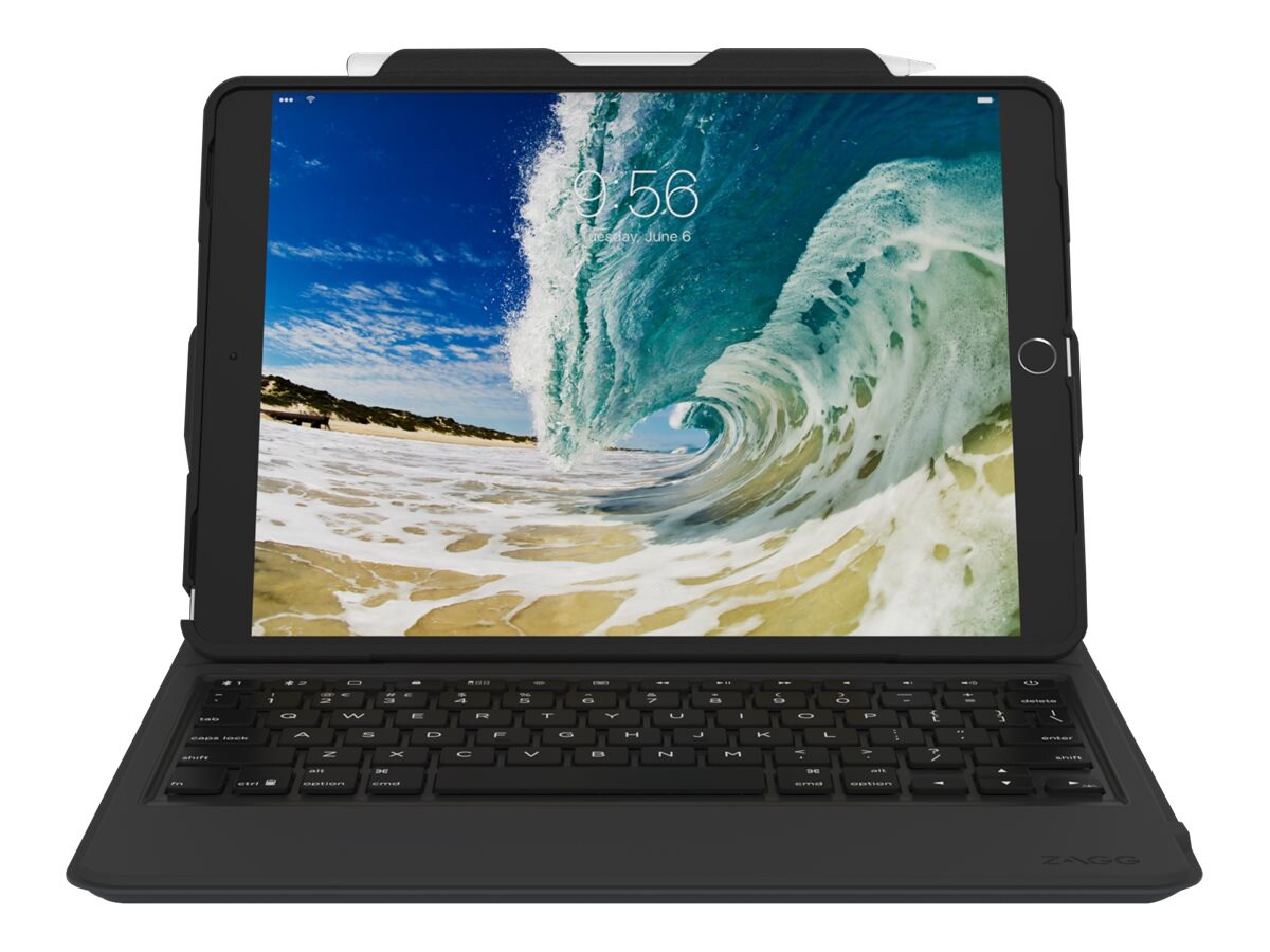 Amazon Com Zagg Messenger Folio Case Non Backlit Bluetooth Keyboard Apple Ipad Pro 10 5 Black Renewed Computers Accessories