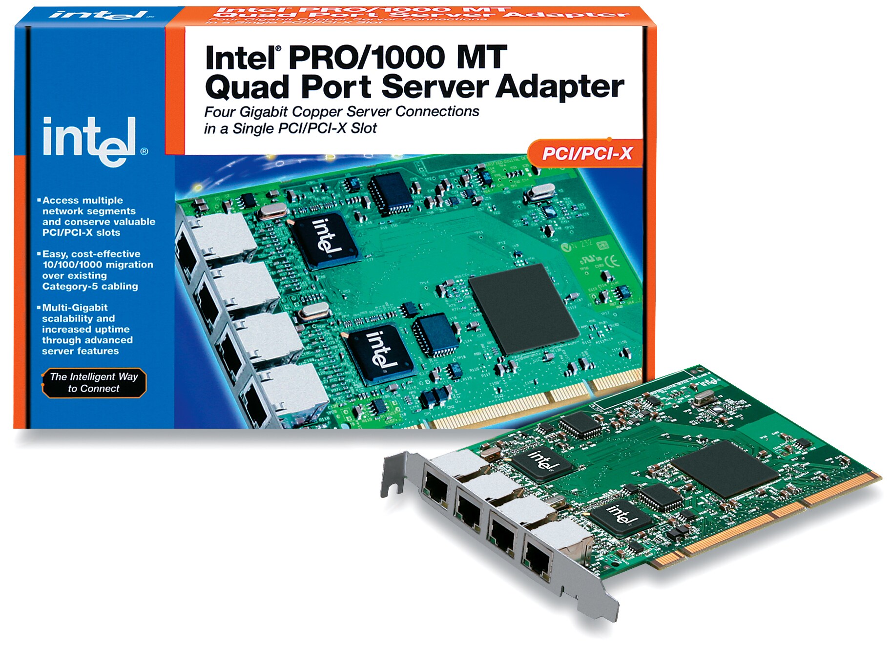 Intel PRO/1000 MT Quad Port Server Adapter - network adapter - 4 ports