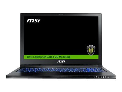 MSI WS63VR 7RL 024US - 15.6" - Core i7 7700HQ - 32 GB RAM - 256 GB SSD + 1 TB HDD
