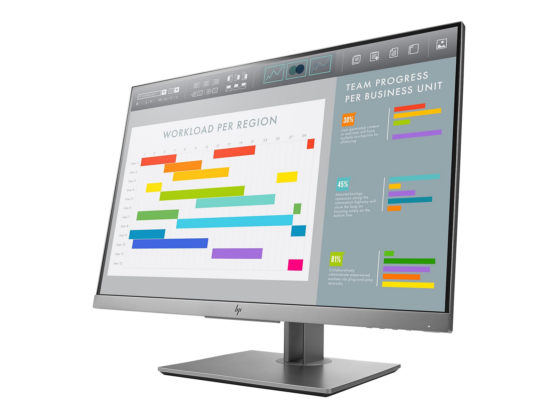 HP EliteDisplay E243i - LED monitor