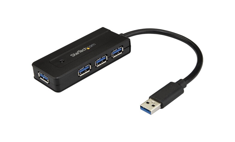 StarTech.com 4 Port USB 3.0 Hub SuperSpeed 5Gbps w/ Fast Charge
