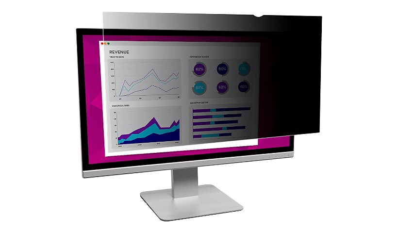 3M High Clarity Privacy Filter for 23" Monitors 16:9 - display privacy filter - 23" wide