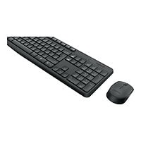 Logitech MK235 - keyboard and mouse set - French