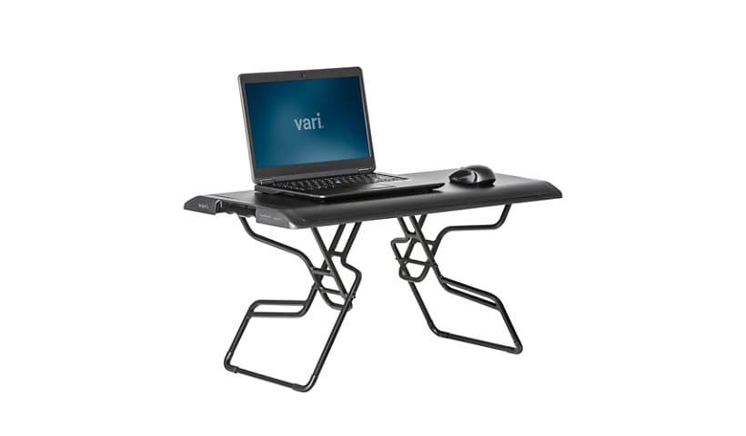 VARIDESK Laptop 30 - standing desk converter - rectangular - black