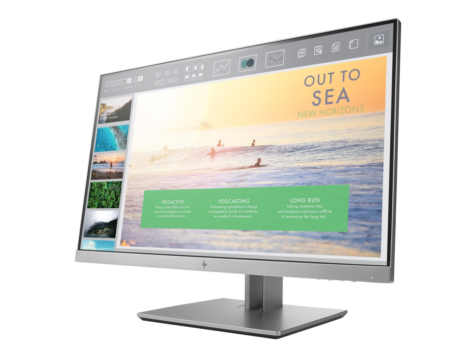 Thumbnail 2 of 14 for HP EliteDisplay E233 - LED Monitor - Full HD (1080p) - 23"