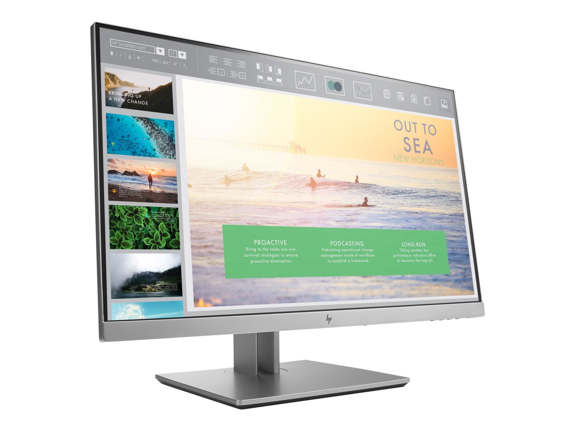 Thumbnail 3 of 14 for HP EliteDisplay E233 - LED Monitor - Full HD (1080p) - 23"