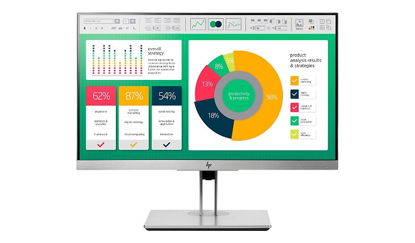 HP EliteDisplay E223 - LED Monitor - Full HD (1080p) - 21.5"