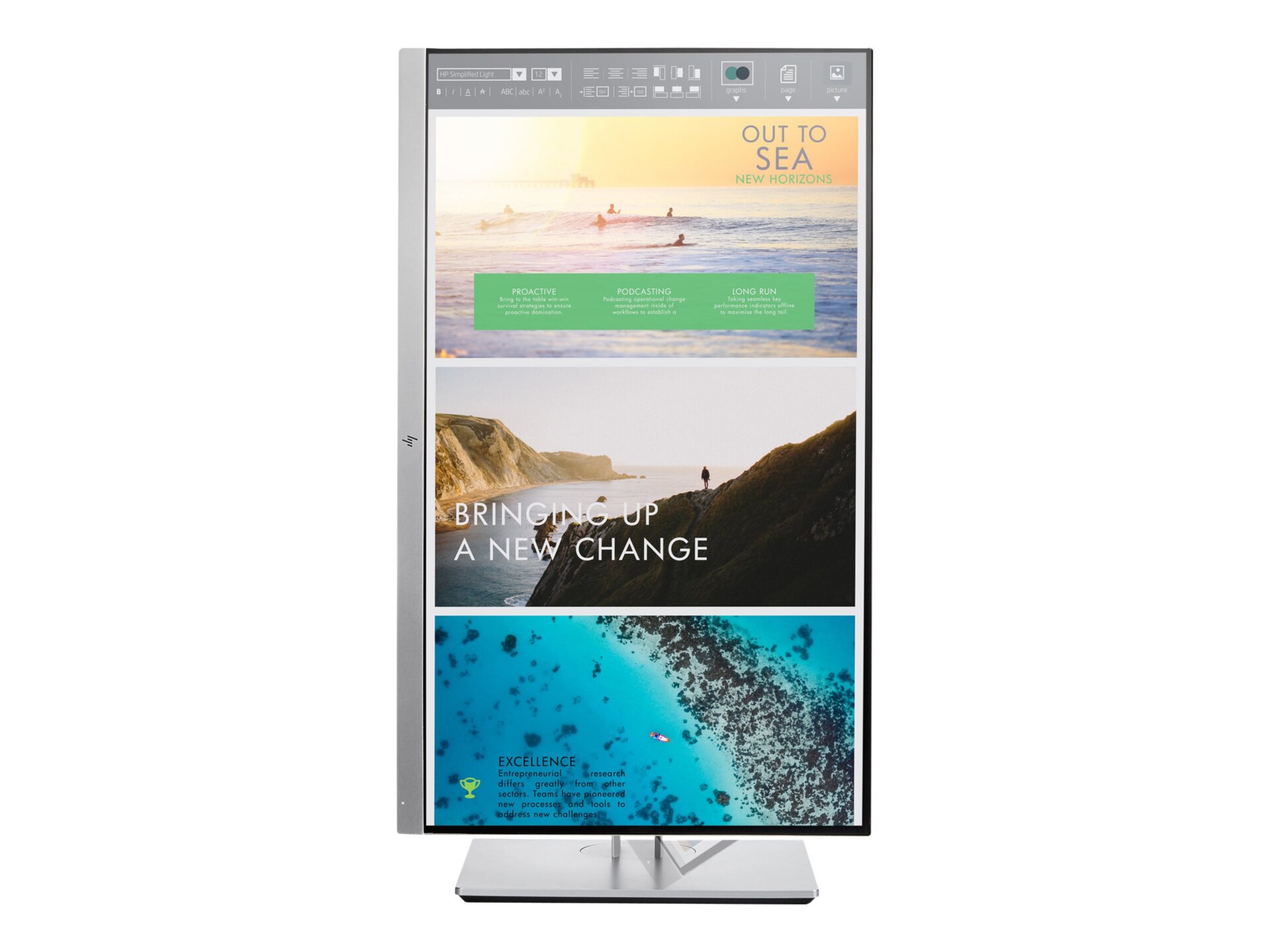 HP EliteDisplay E233 - Head Only - LED monitor - Full HD (1080p) - 23"