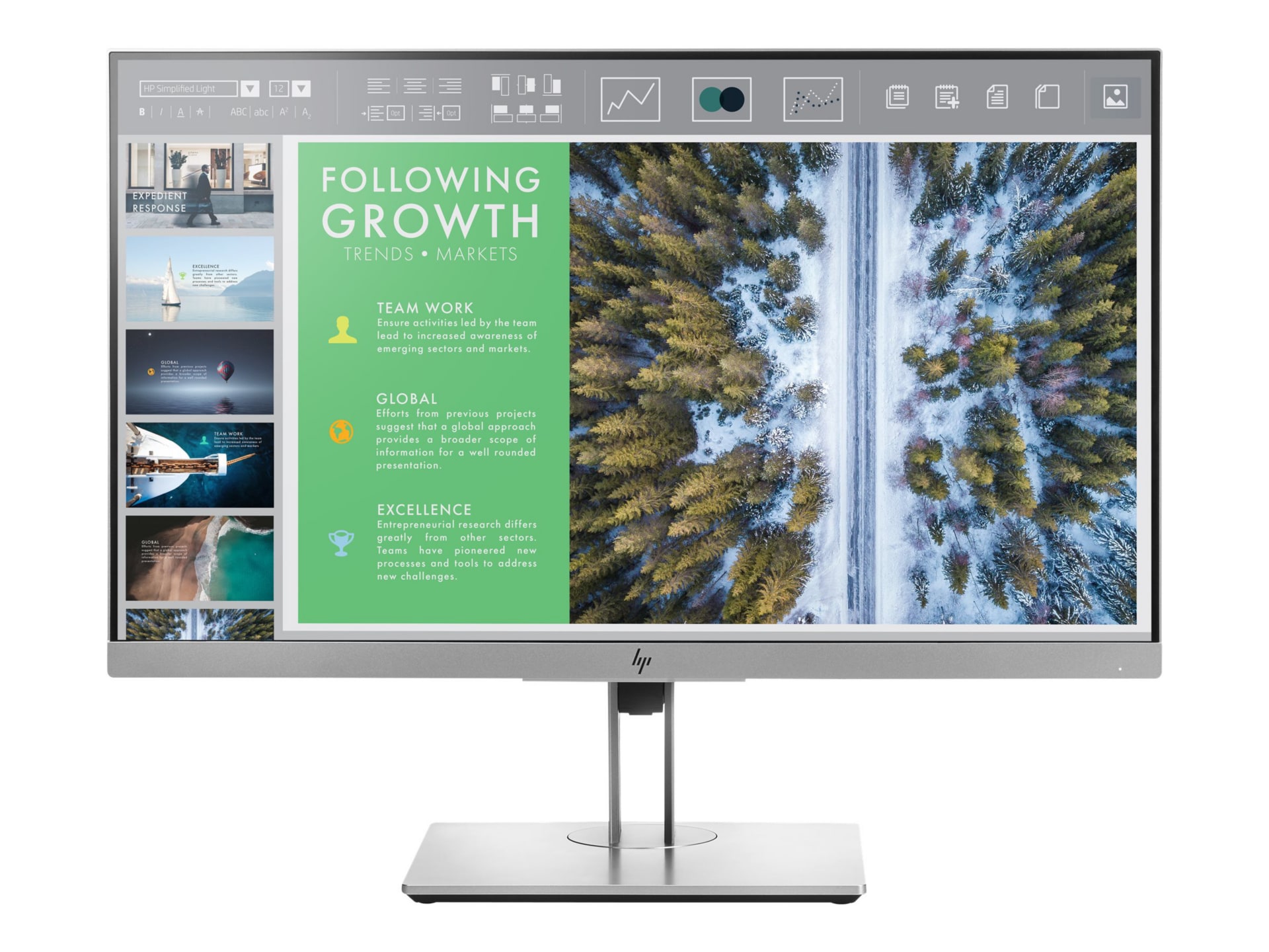 HP EliteDisplay E243 - LED Monitor - Full HD (1080p) - 23.8"