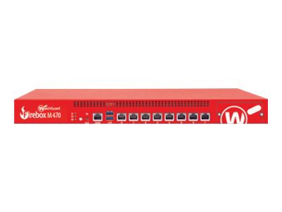WatchGuard Firebox M470 - security appliance - WatchGuard Trade-Up Program - with 1 year Total Security Suite