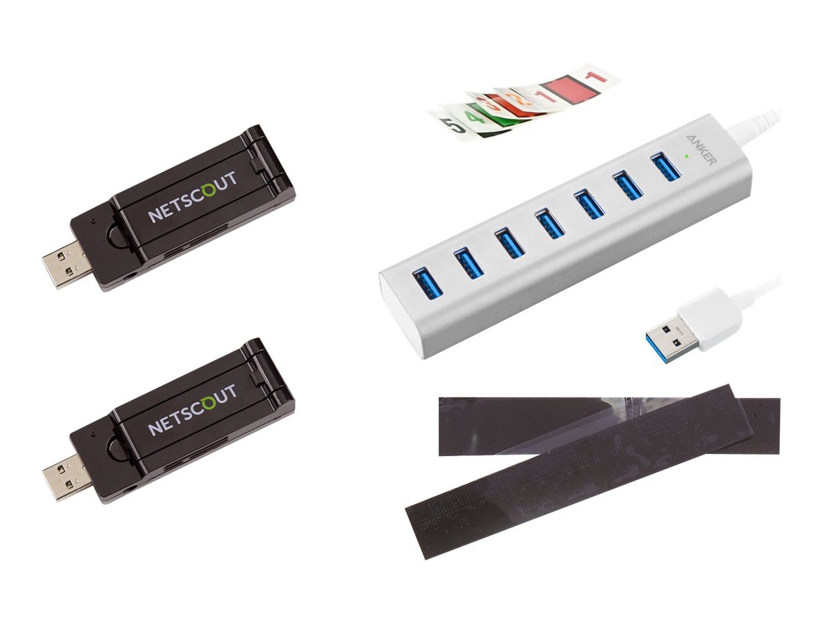 NetAlly AirMagnet Multi-adapter Kit for Survey - network tester accessory k