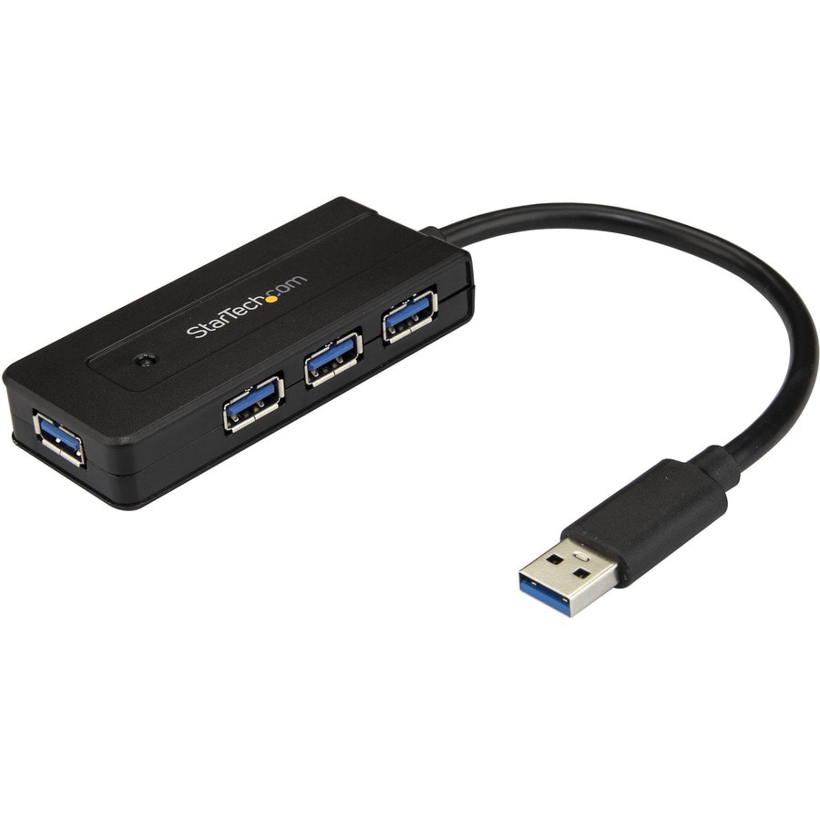 StarTech.com 4 Port USB 3.0 Hub w/ Fast Charge - SuperSpeed 5Gbps USB-A Hub  - USB Bus/Self Powered