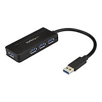 StarTech.com 4 Port USB 3.0 Hub (USB-A) w/ Fast Charge - Bus/Self Powered