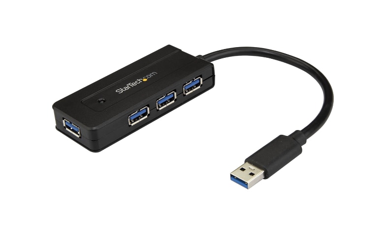 StarTech.fr Hub USB-C à 4 ports alimenté par bus - USB-C vers 4x USB-A - USB  3.0 - 5Gbps