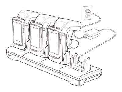 Zebra EVM 4-Slot Charging Cradle