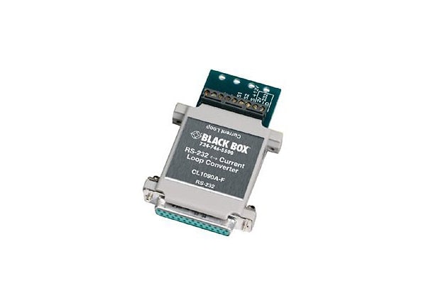 Black Box HS RS-232<->Current Loop Interface Converter - transceiver - RS-232