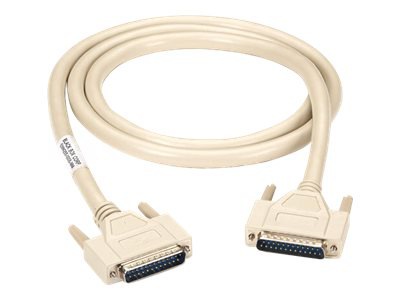 Black Box Ed Q With Molded Hoods Serial Parallel Cable Db 25 To Db 25 Emn25c 0050 Mm