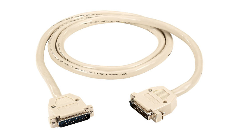 Black Box RS-530 Data Cable serial RS-530 cable - 5 ft - black, beige