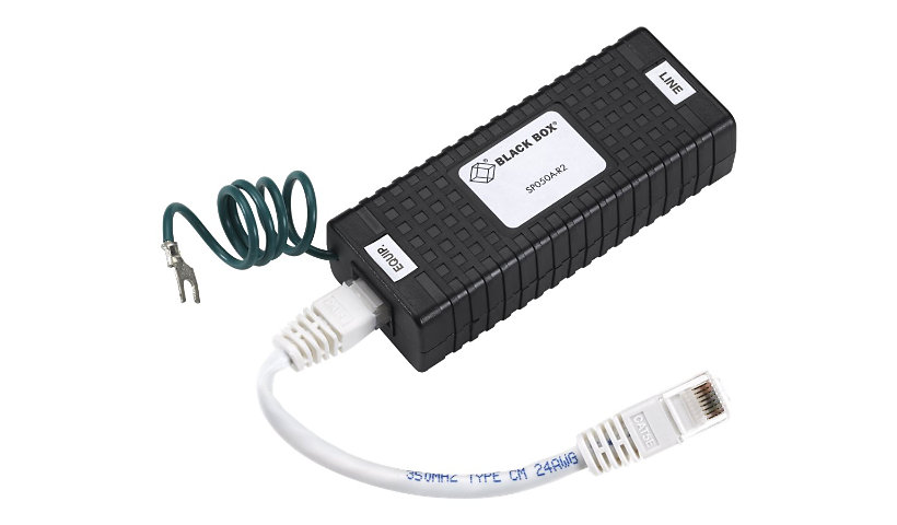 Black Box ISDN Data-Line Surge Protector U Interface - surge protector