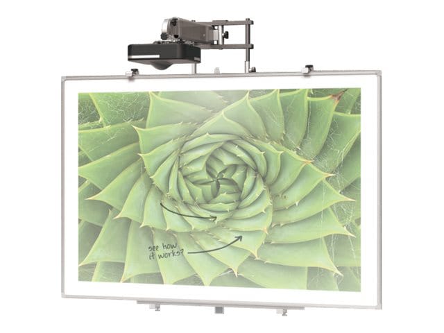 BALT Interactive Projector Board with Brio Trim - projection screen - 86" (85.8 in) - TAA Compliant