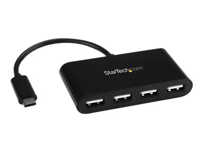 StarTech.com 4 Port USB C Hub - USB-C to 4x USB-A (USB 2.0) - Bus Powered -  ST4200MINIC - USB Hubs 