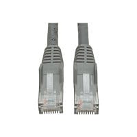 Tripp Lite Cat6 GbE Snagless Molded Patch Cable UTP Gray RJ45 M/M 35ft 35'