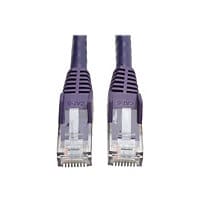 Tripp Lite Cat6 GbE Snagless Molded Patch Cable UTP Purple RJ45 M/M 50ft