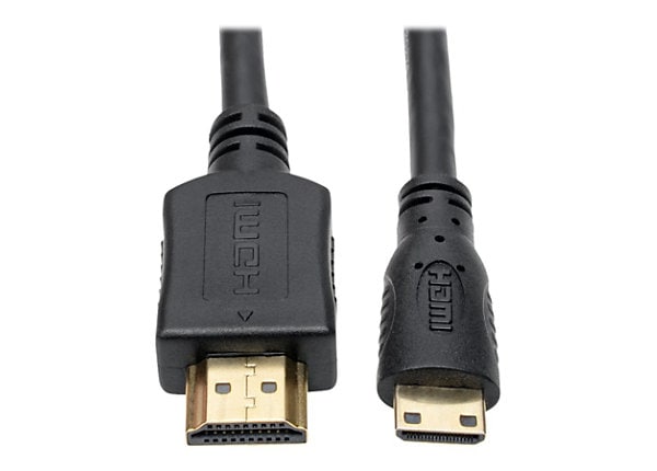 Tripp Lite High-Speed HDMI to Mini-HDMI Cable with Ethernet and Digital Video/Audio (M/M), 1920 x 1080 1 ft. - - P571-001-MINI - Monitor & Adapters CDW.com