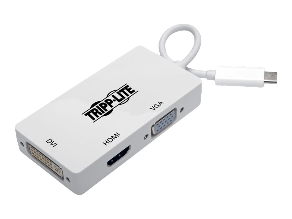 Tripp Lite USB C to HDMI/DVI/VGA Multiport Adapter 4K USB Type C to HDMI