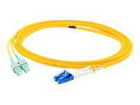 Proline 75m ALC (M) to SC (M) Yellow OS1 Duplex Fiber OFNR Patch Cable