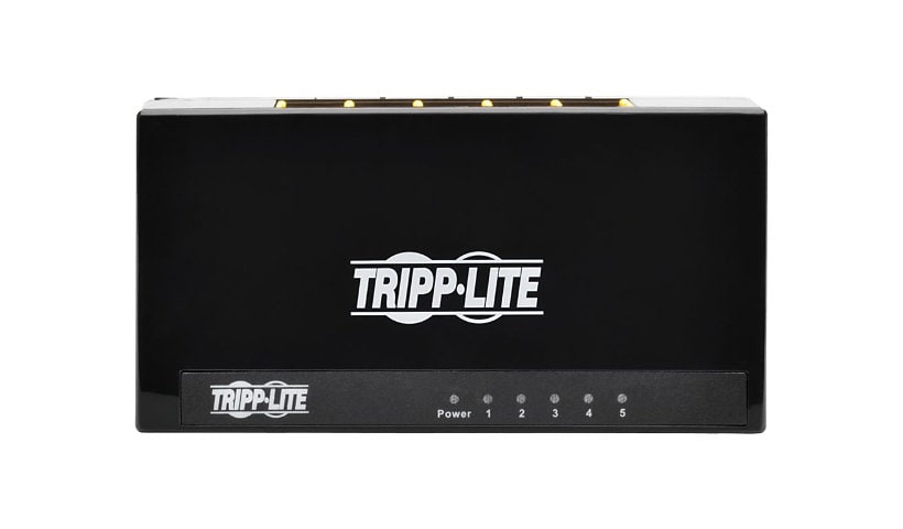 Tripp Lite 5-Port Gigabit Ethernet Switch Desktop RJ45 Unmanaged Switch