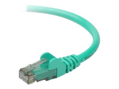 Belkin Cat6 10ft Green Ethernet Patch Cable, UTP, 24 AWG, Snagless, Molded, RJ45, M/M, 10'