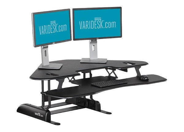 VARIDESK Standing Desk Solution Cube Corner 48 - Sit Stand Desk Solution