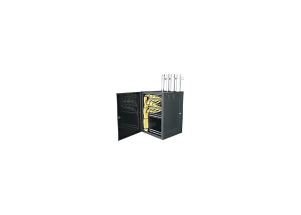Middle Atlantic CWR Series CableSafe Data Wall Cabinet CWR-12-32PD - mount cabinet - 12U