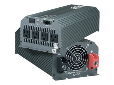 Tripp Lite Compact Inverter 1000W 12V DC to 120V AC 4 Outlets 5-15R DC to AC Power Inverter 1 KW