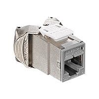 Leviton Atlas-X1 Cat 6 Component-Rated Shielded QuickPort Connector - modular insert