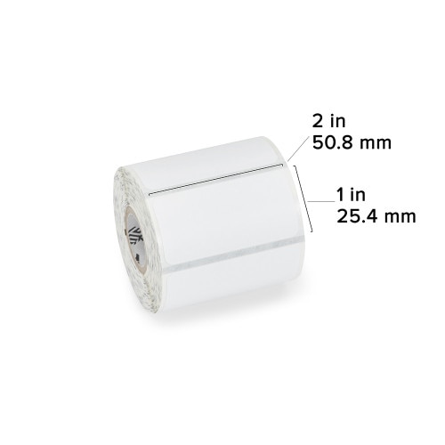  Zebra 2 x 1 in Direct Thermal Paper Labels Z-Perform