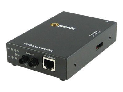 Perle S-110PP-S2ST20 - fiber media converter - 10Mb LAN, 100Mb LAN