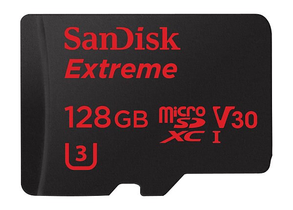 SanDisk Extreme - flash memory card - 128 GB - microSDXC UHS-I