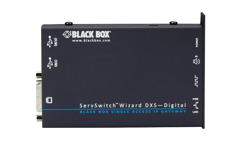 Black Box ServSwitch Wizard IP DXS KVM Extension - KVM extender - 10Mb LAN,