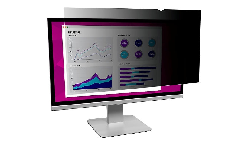 3M High Clarity Privacy Filter for 23,8" Monitors 16:9 - display privacy filter - 23,8" wide