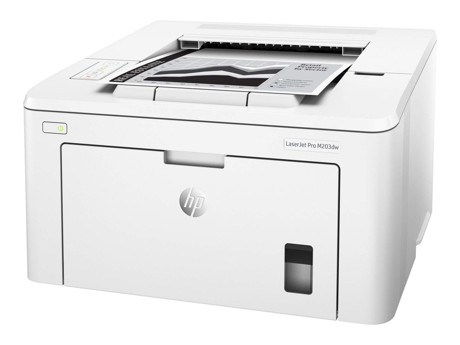 HP LaserJet Pro M203dw - printer - B/W - laser - certified refurbished