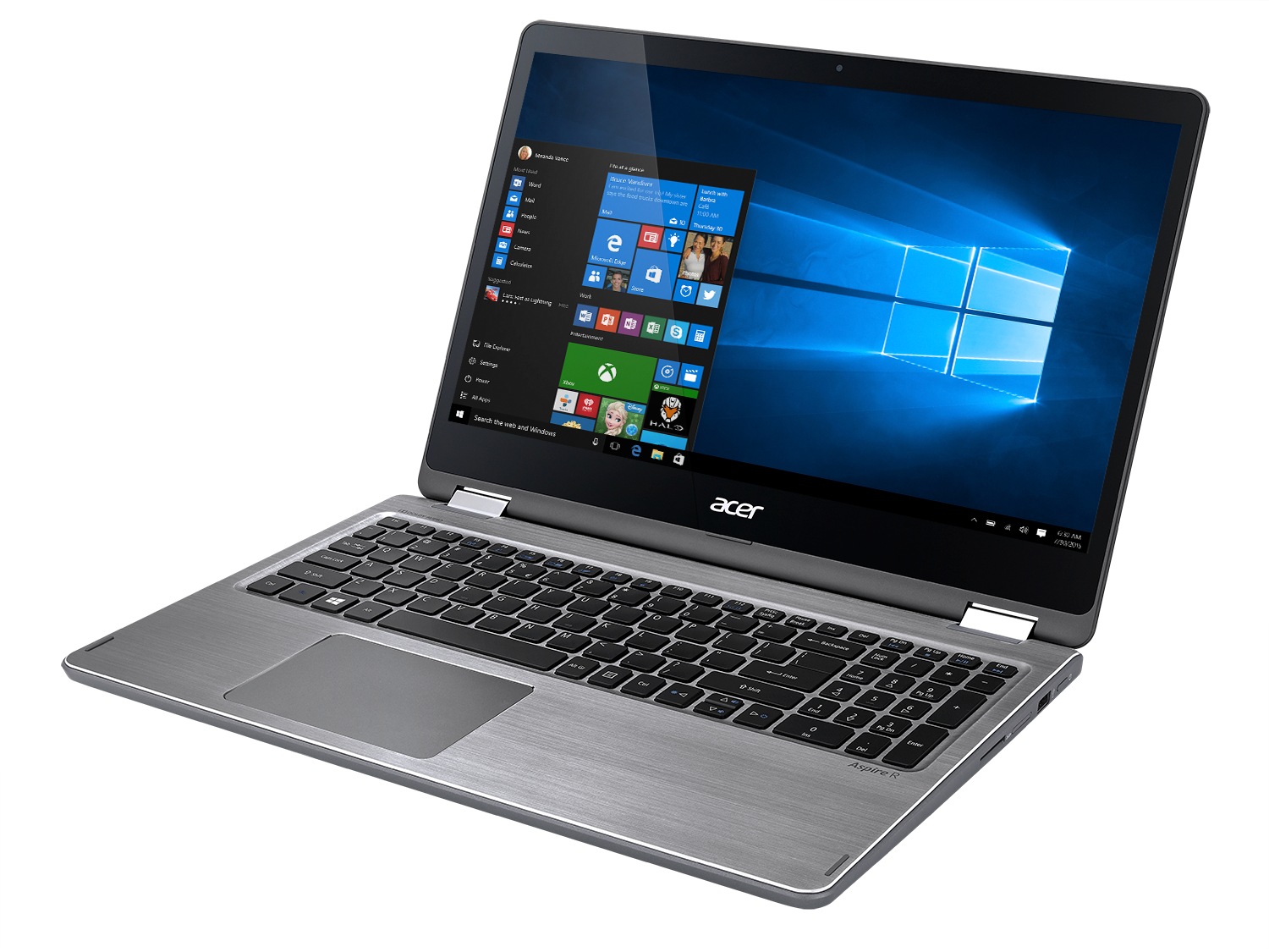 Acer Aspire R 15 R5-571TG-51A3 - 15.6" - Core i5 7200U - 8 GB RAM - 128 GB SSD + 1 TB HDD - US International