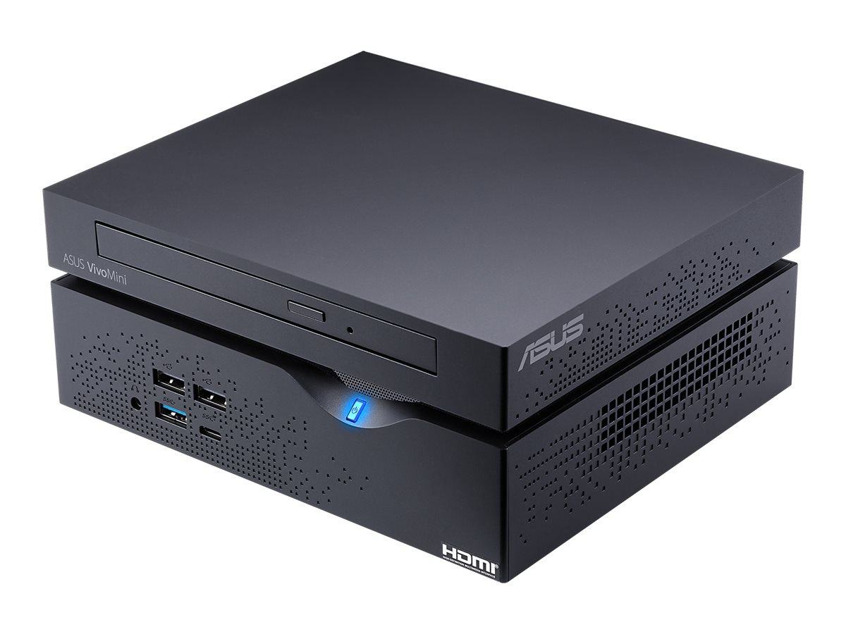 ASUS VivoMini VC66 - mini PC - Core i7 7700 3.6 GHz - 8 GB - 1 TB