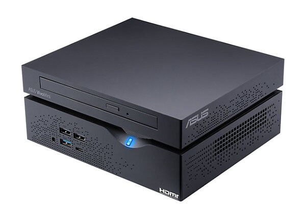 ASUS VivoMini VC66 - mini PC - Core i7 7700 3.6 GHz - 8 GB - 1 TB