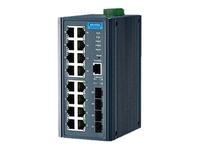 Advantech EKI-7720G-4FI-AE - switch - 20 ports - managed