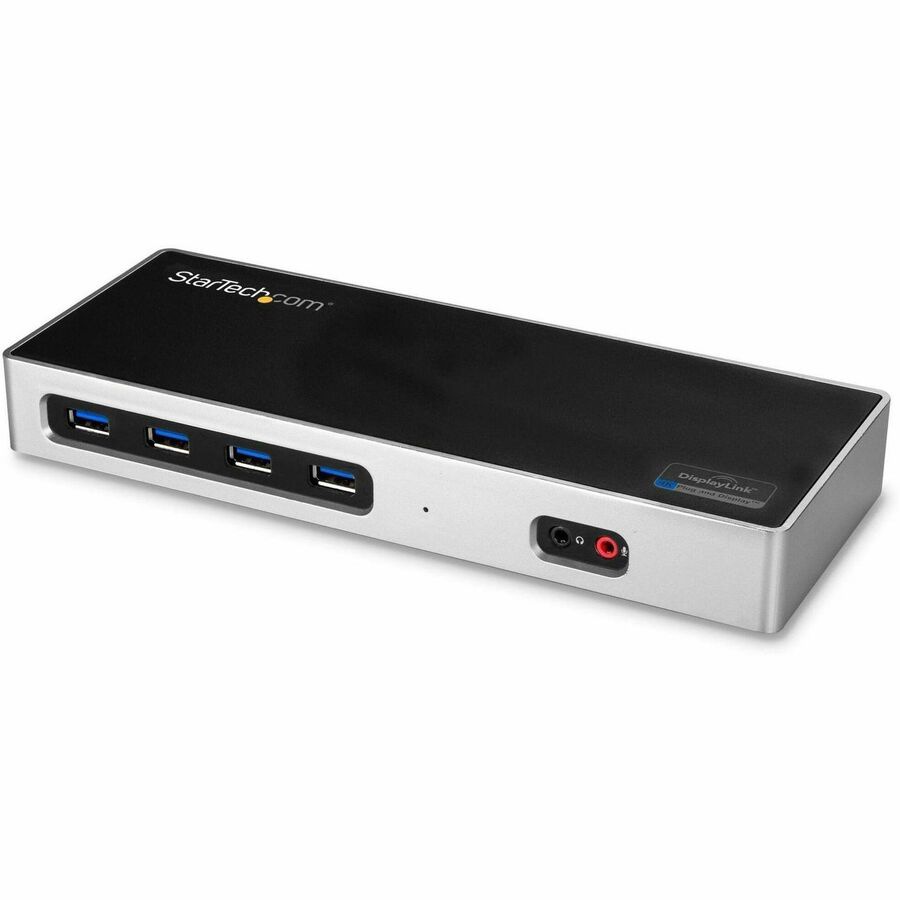 StarTech.com USB-C & USB-A Dock, Dual Monitor 4K 60Hz Dock