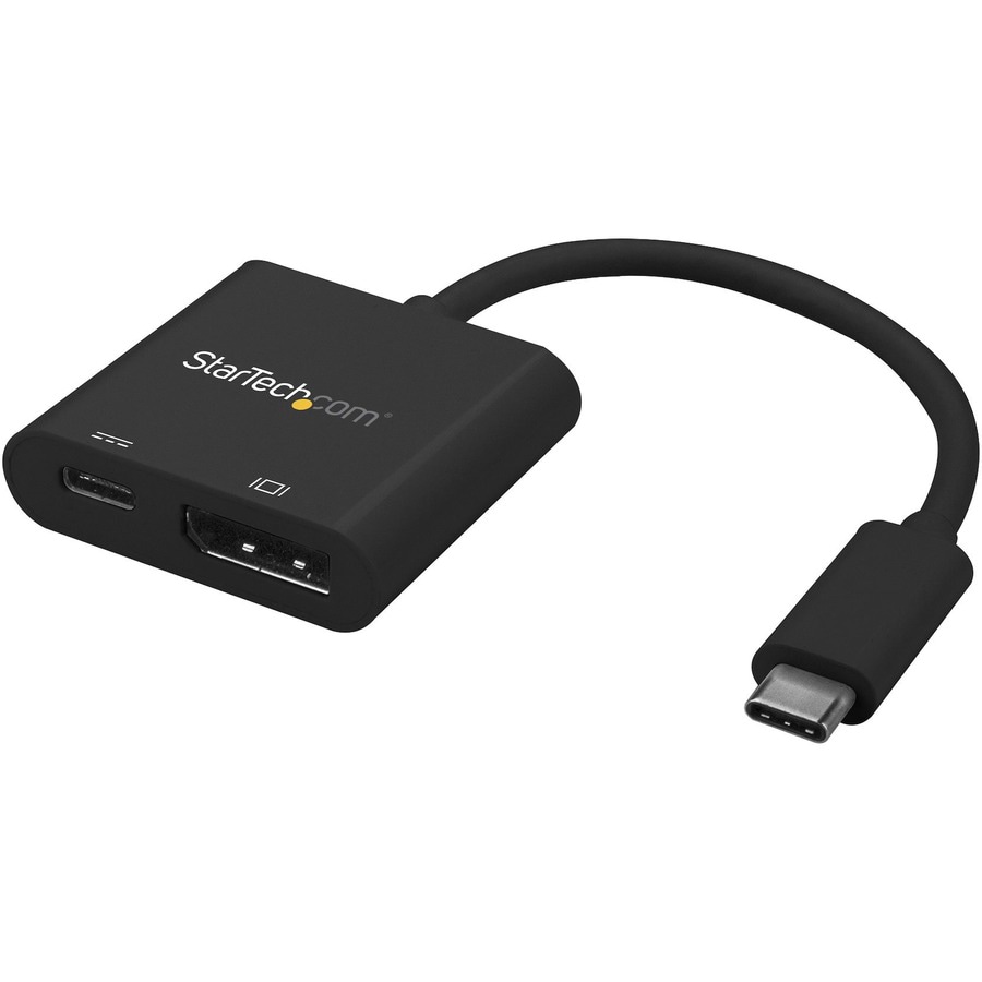 StarTech.com USB C to DisplayPort Adapter with 60W Power Delivery Pass-Through - 4K 60Hz USB Type-C to DP 1.2 Video