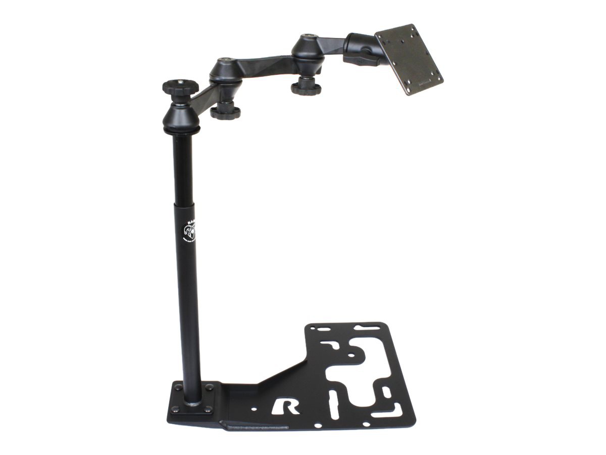 RAM Universal No-Drill - mounting kit - black powder coat