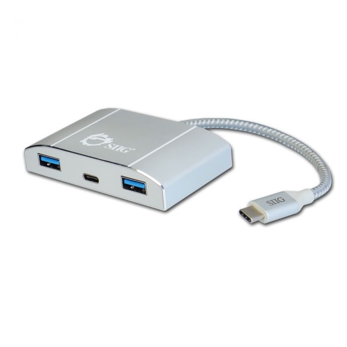 SIIG 3A/1C USB-C to 4-Port USB 3.0 Hub with PD Charging